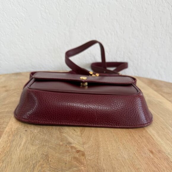 Cartier Burgendy Leather Cross Body Bag - Picture 5 of 14